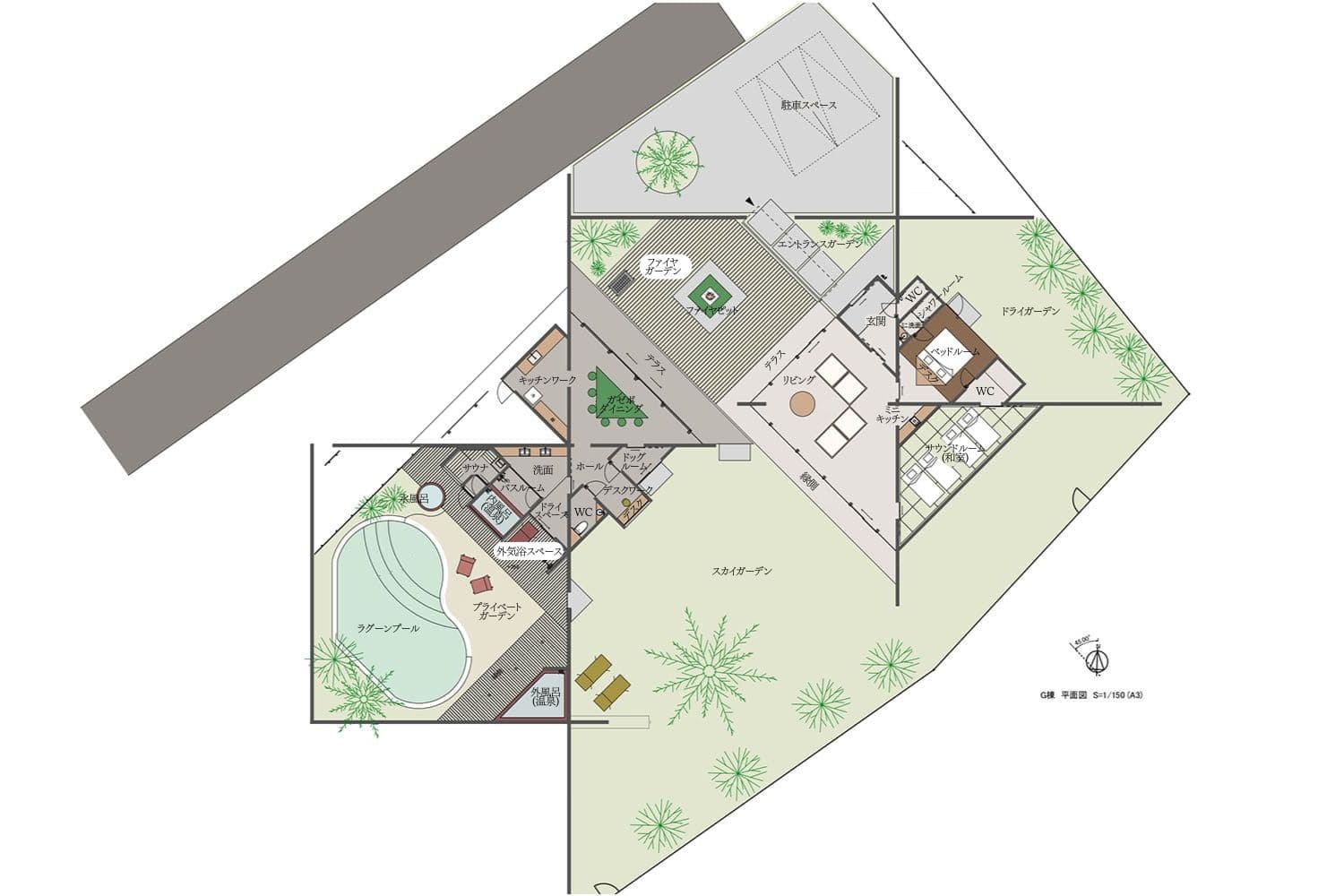 ドッグヴィラ《Grande》間取り